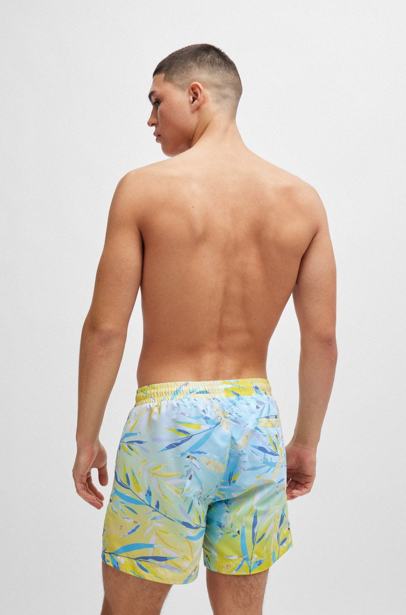 HUGO FULLY LINED SWIM SHORTS WITH SEASONAL PRINT outlook