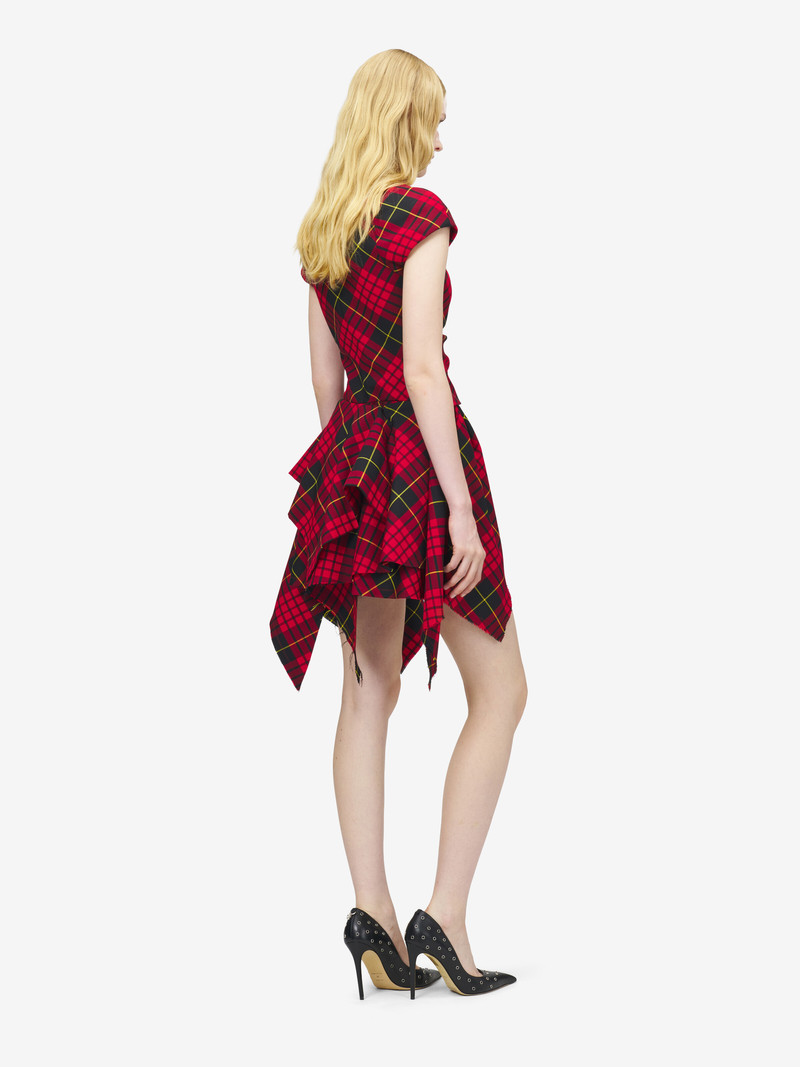 MacQueen' Tartan Mini Dress 5