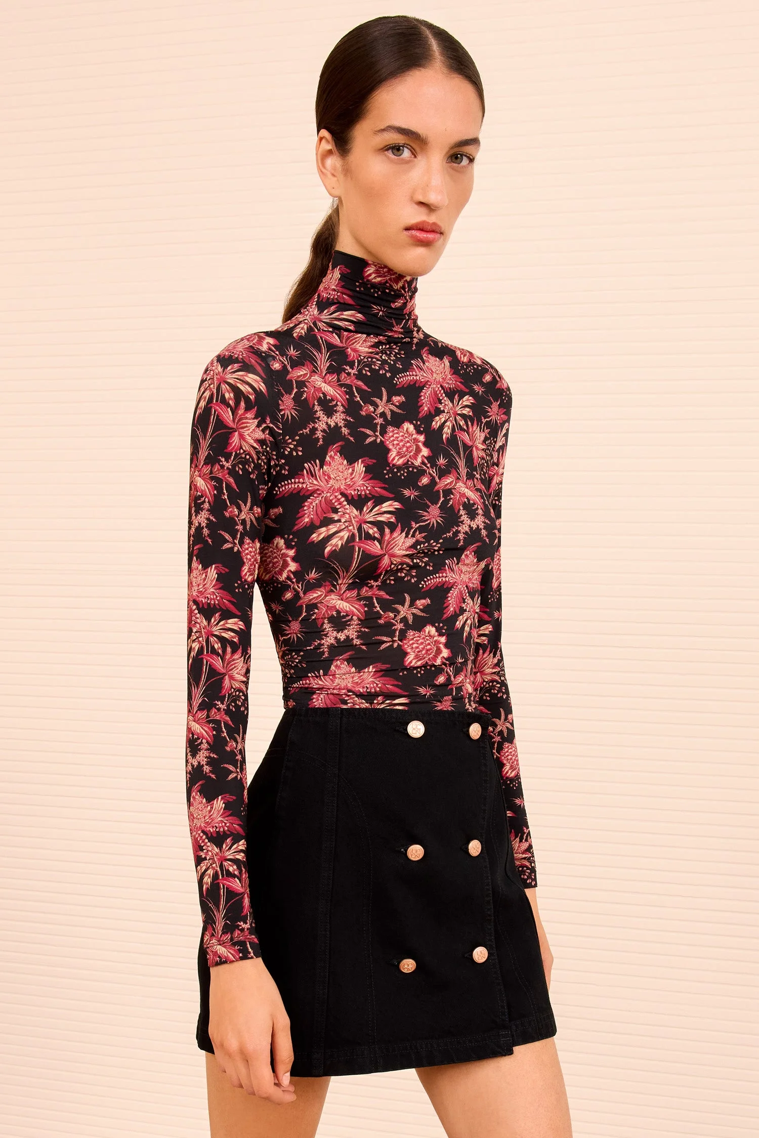 Aurelia Jersey Long Sleeve Turtleneck - 1