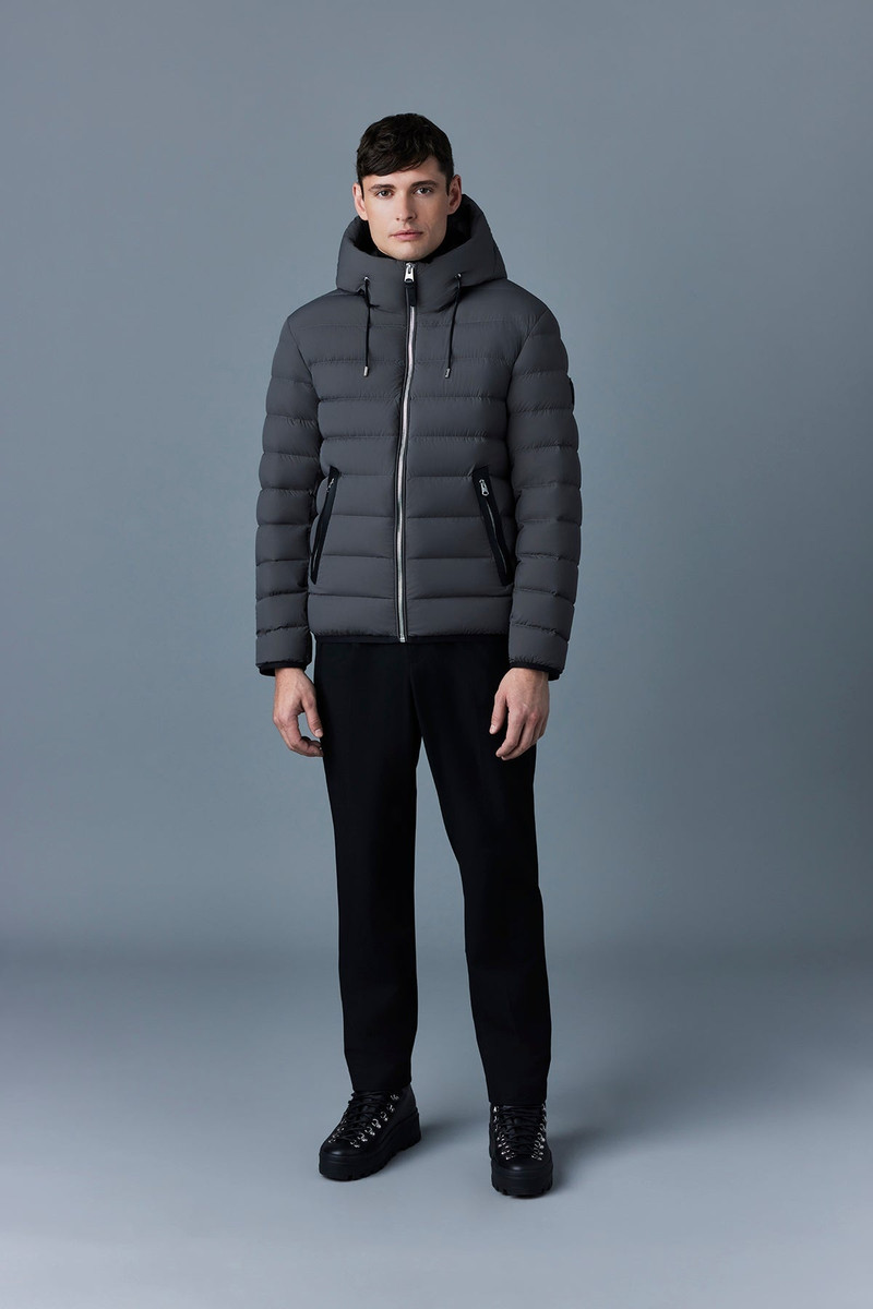 MACKAGE JACK Agile-360 stretch light down jacket with hood outlook