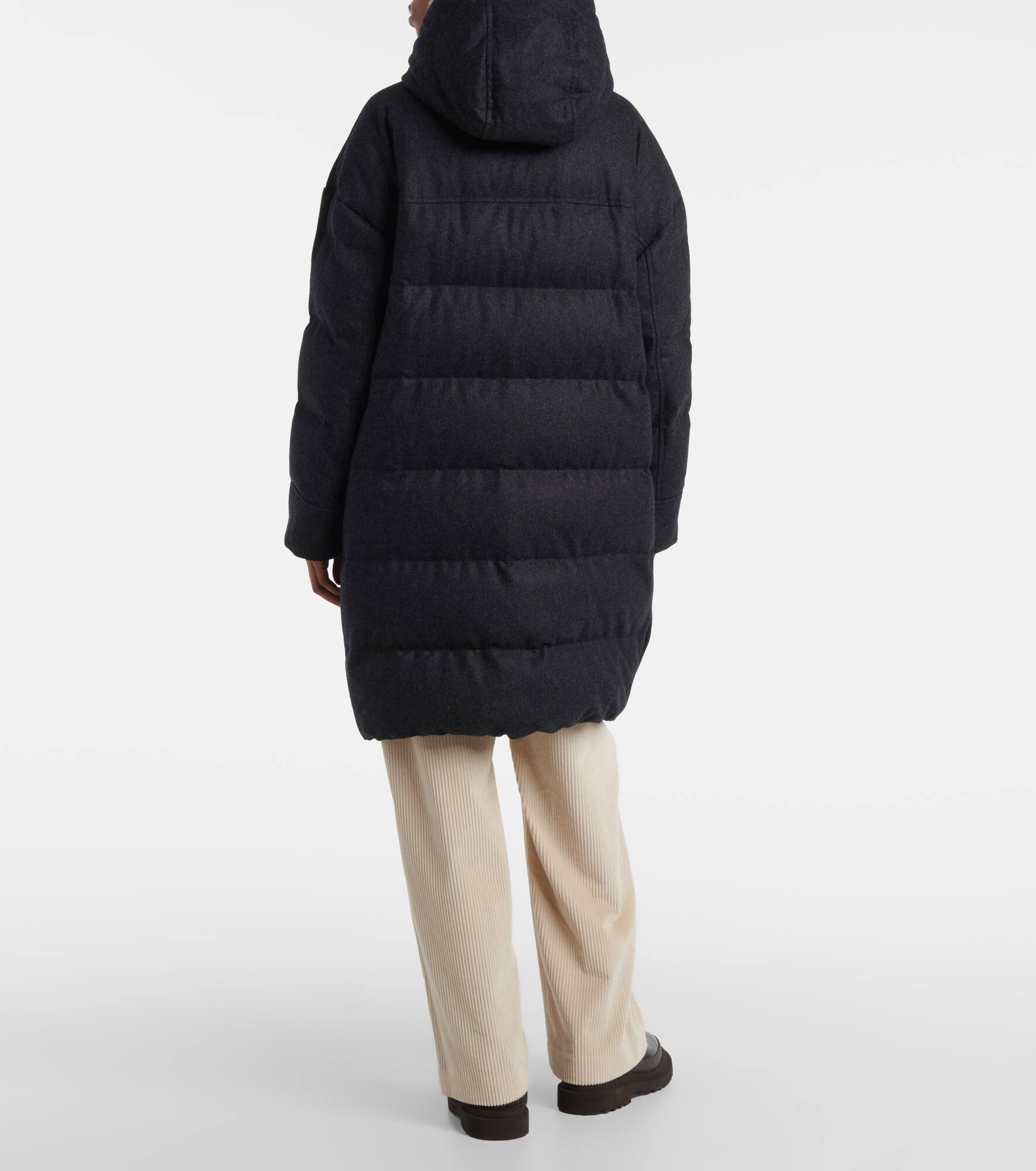 Padded wool jacket - 3