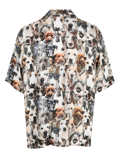 Martine Rose dog-print short-sleeve shirt outlook
