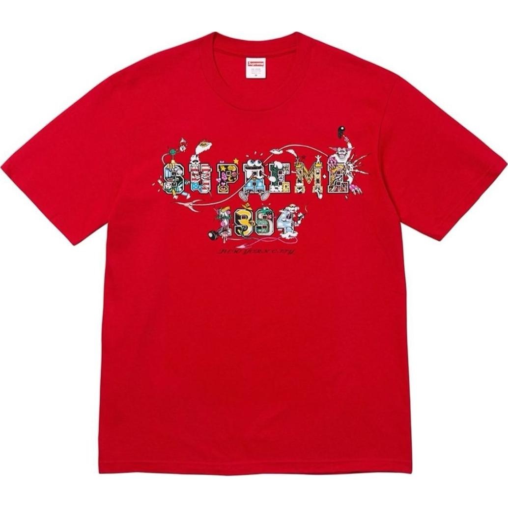 Supreme Varsity Logo T-Shirt 'Red' SUP-SS24-300 - 1