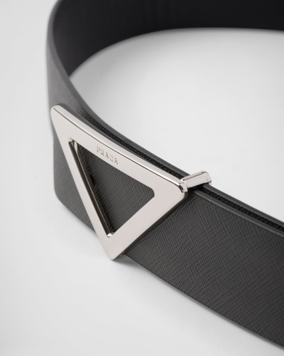 Prada Enameled metal belt buckle outlook