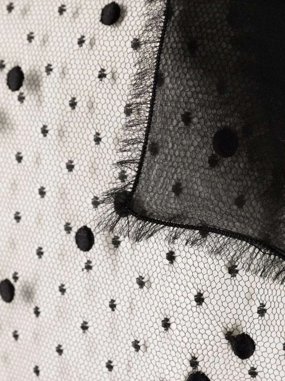 pussy-bow polka dot dress - 8