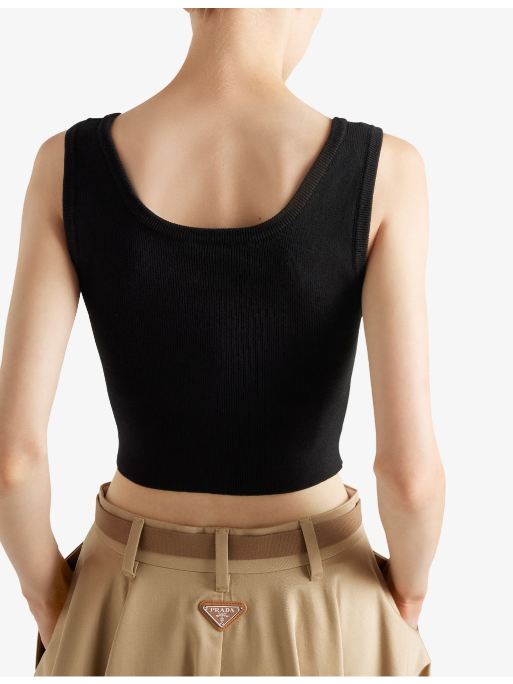 Chino flared cotton midi skirt - 5