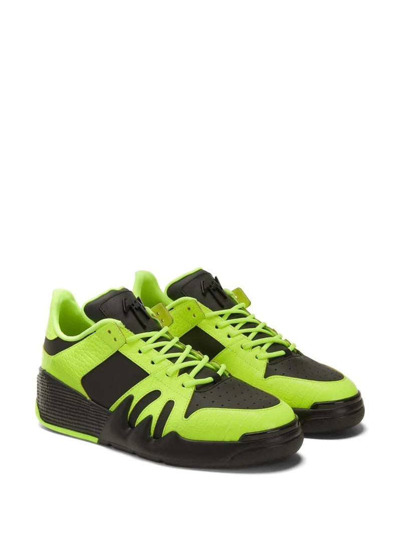 Giuseppe Zanotti Talon 색상 블록 스니커 outlook