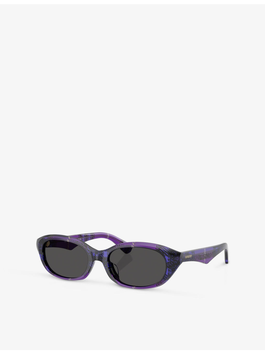 BE4447D Oval-Frame Acetate Sunglasses - 2