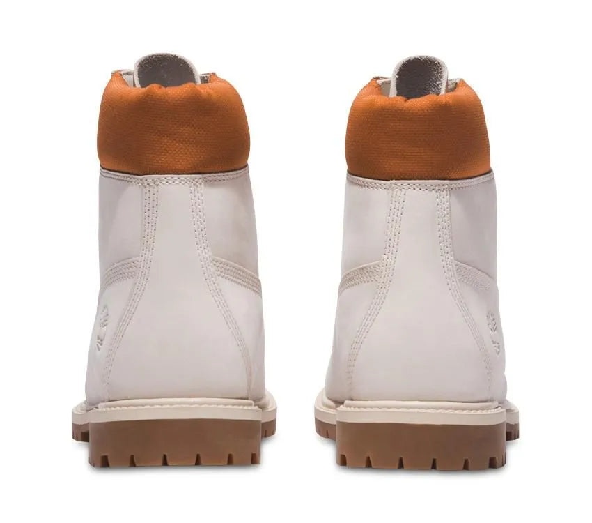 (WMNS) Timberland Heritage 6 Inch Waterproof Boots 'White Nubuck' A5RVCW - 7