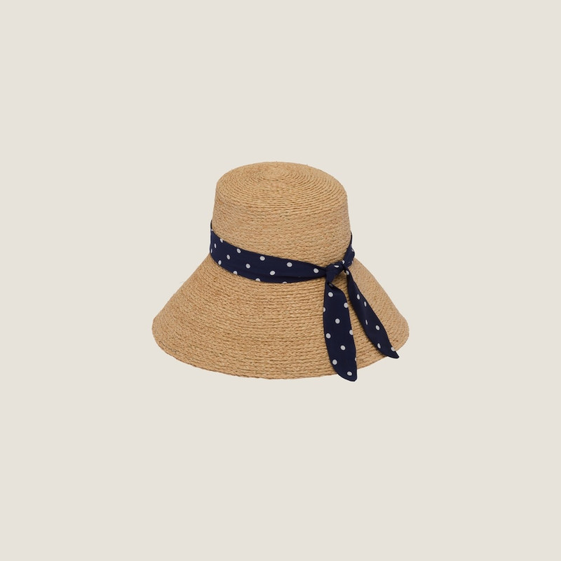 Miu Miu Raffia hat outlook