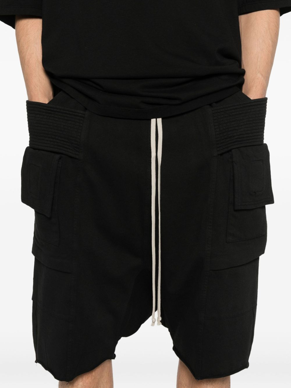 cargo-pockets drawstring shorts - 5
