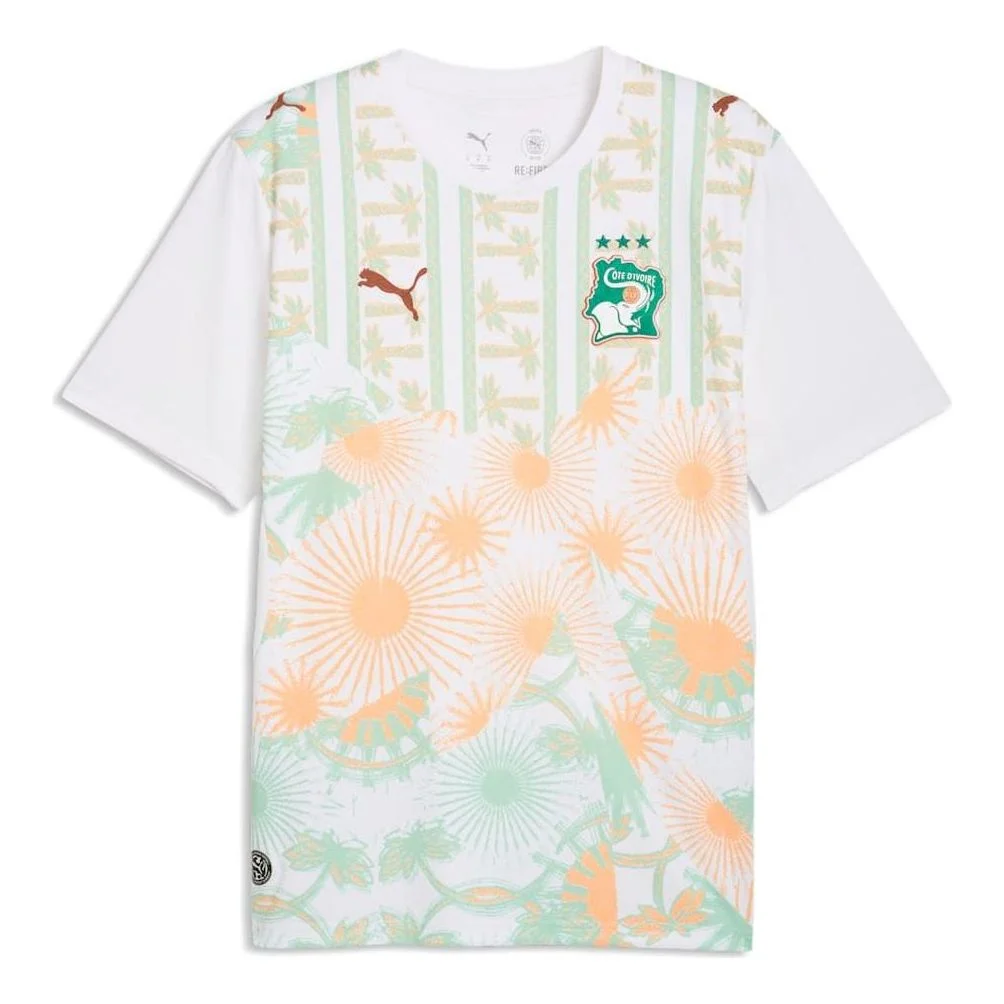 PUMA Côte d'Ivoire 2026 Away Jersey 'PUMA White Warm Chestnut' 783188-02 - 1