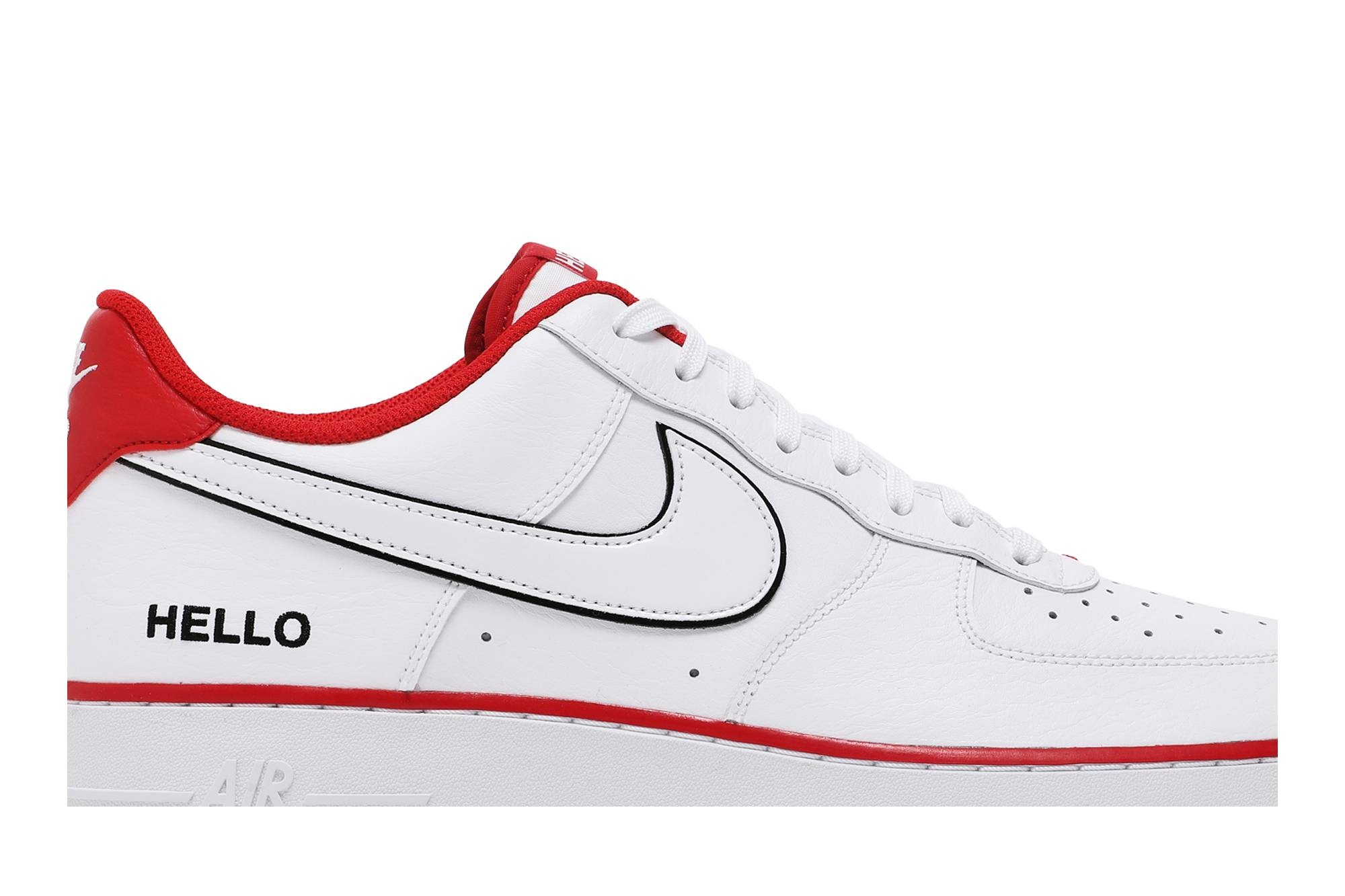 Urbanstar x Air Force 1 '07 LX 'HELLO Pack - White University Red' - 2