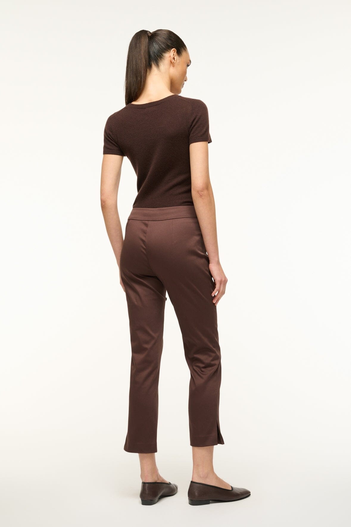 STAUD HUNTER PANT DARK CHOCOLATE - 5