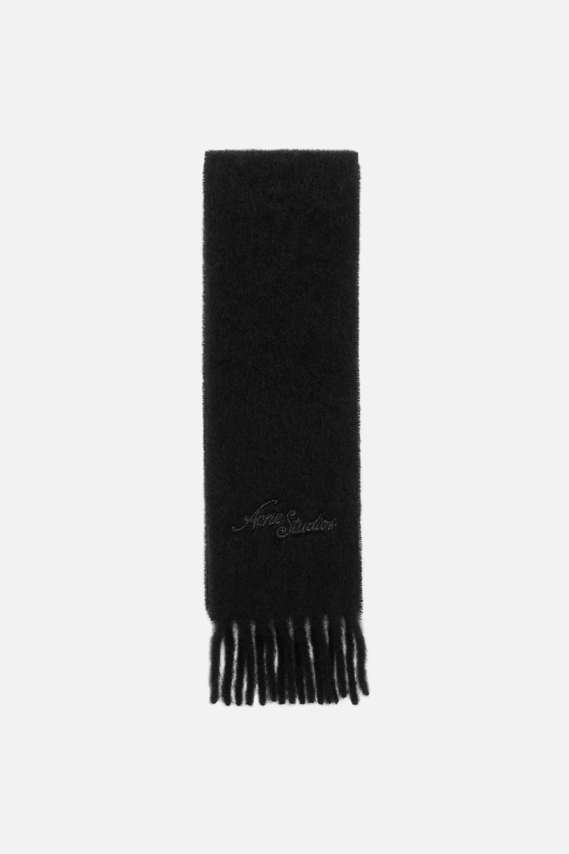 Wool scarf - Year of the Horse - Black 1