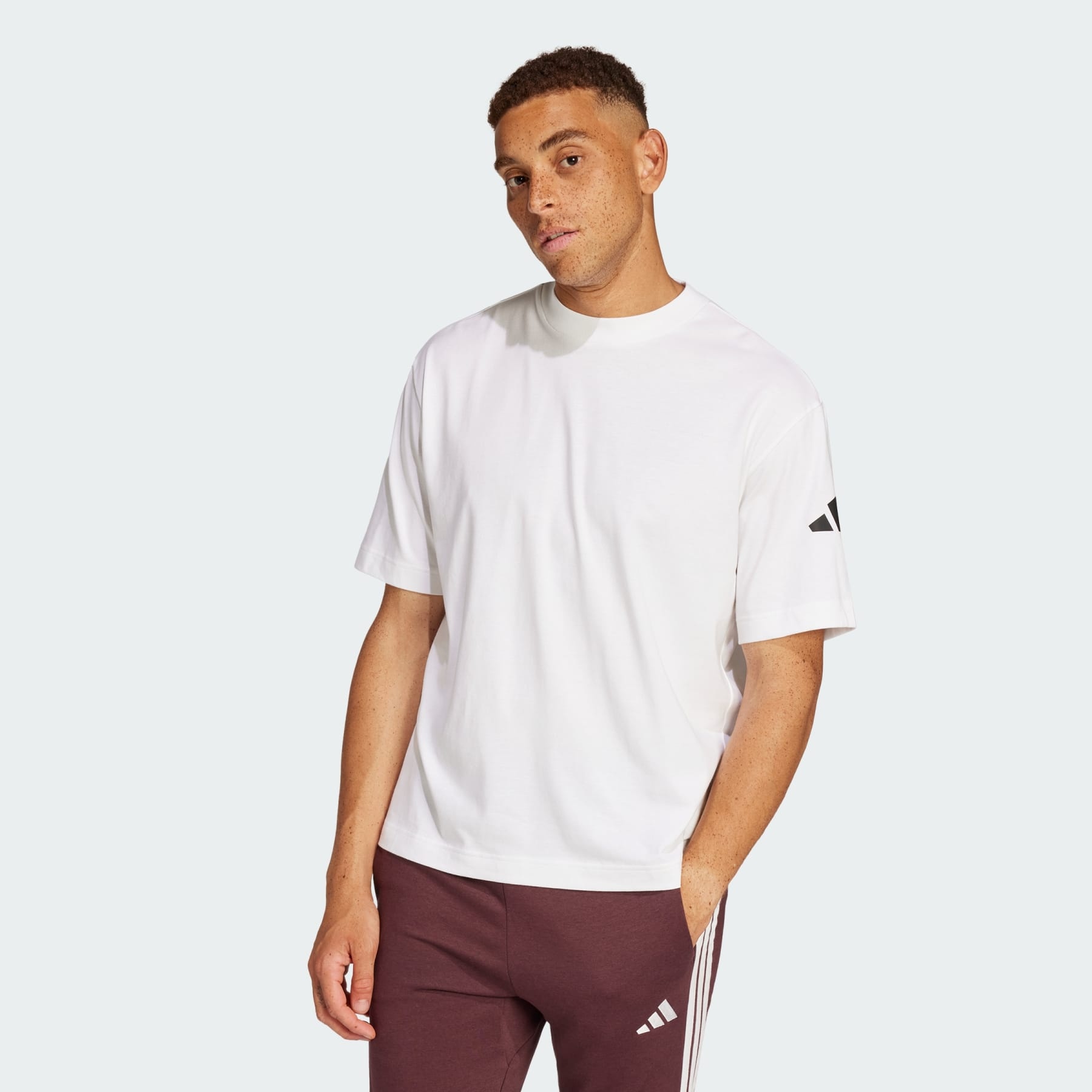 Essentials Loose Fit 3 Bar Logo Tee - 2