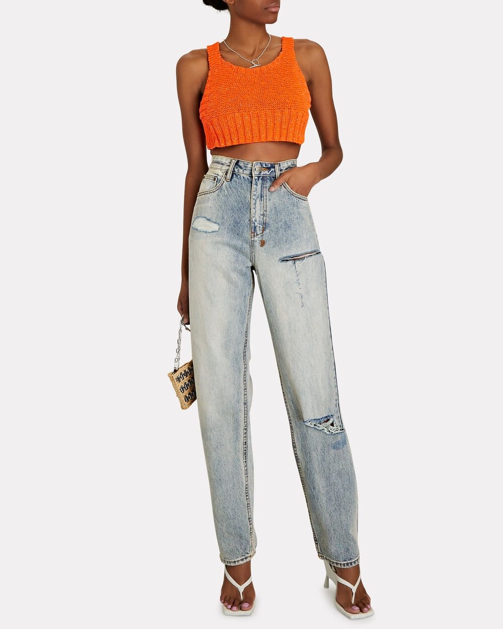 Playback Distressed Straight-Leg Jeans - 2