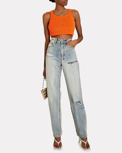 Ksubi Playback Distressed Straight-Leg Jeans outlook