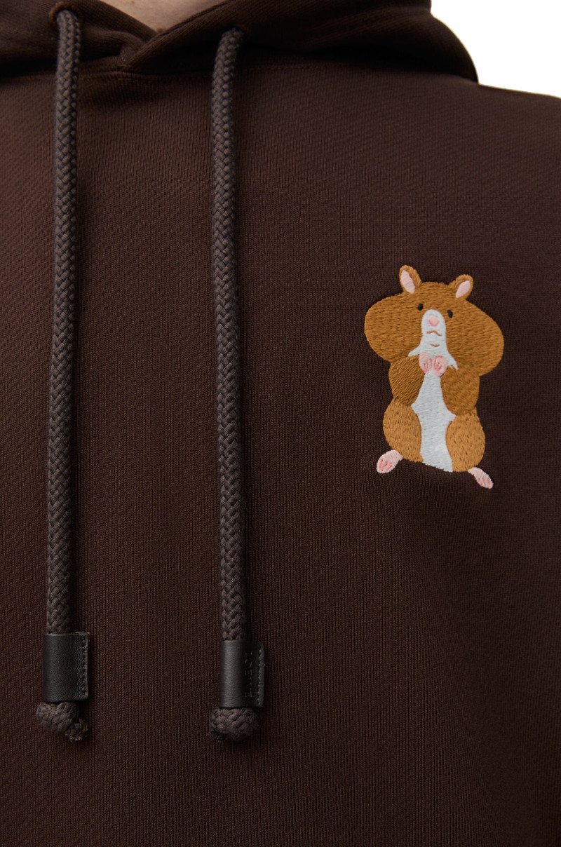 Relaxed fit hoodie in cotton 5