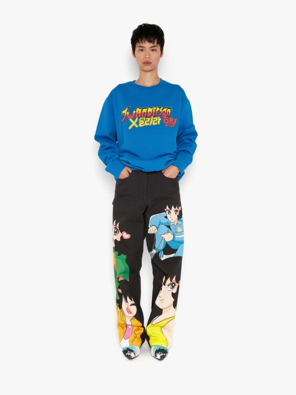 RUN HANY PRINT SWEATSHIRT - 2