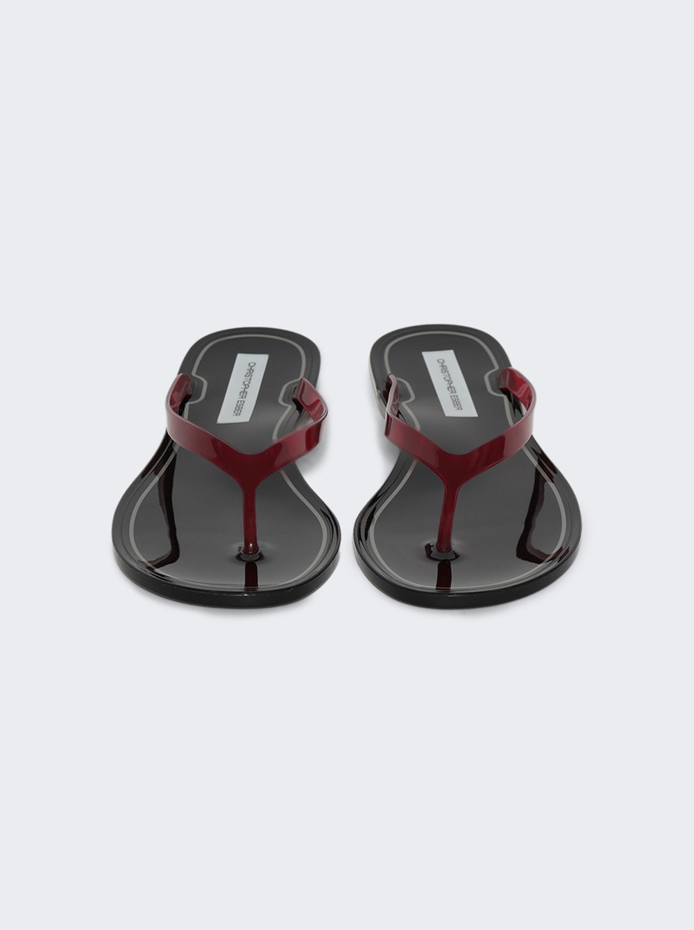 Jo Flip Flop Black And Cranberry - 5