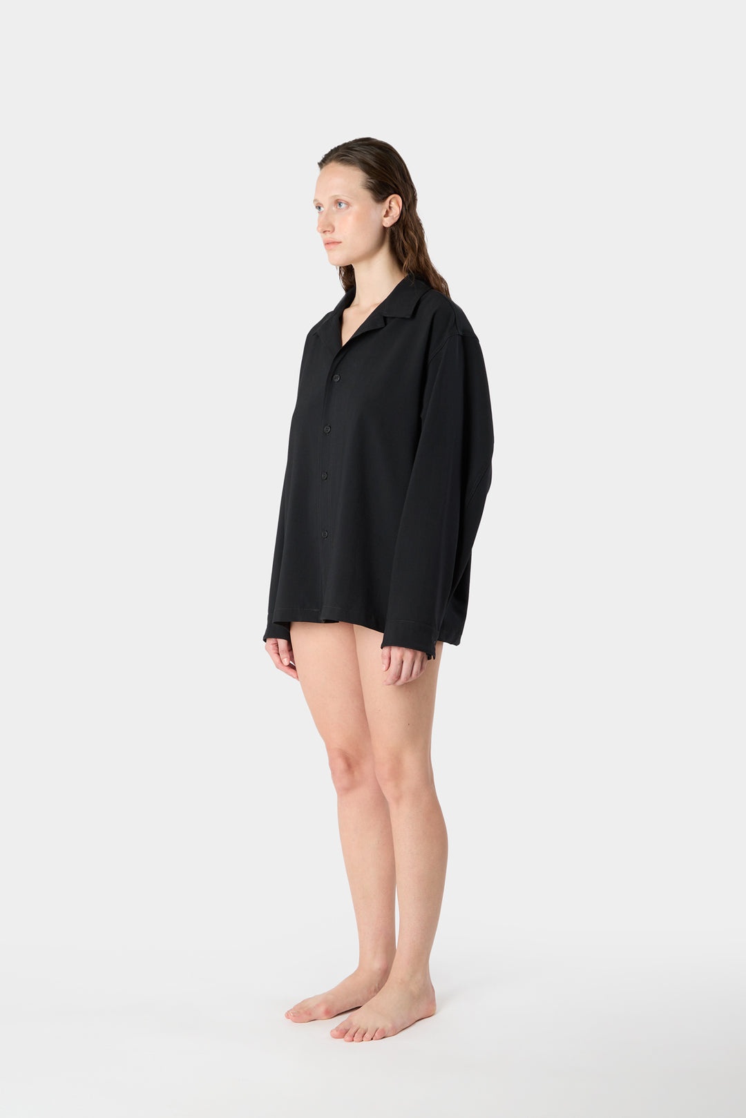 REGULAR SHIRT / black - 3