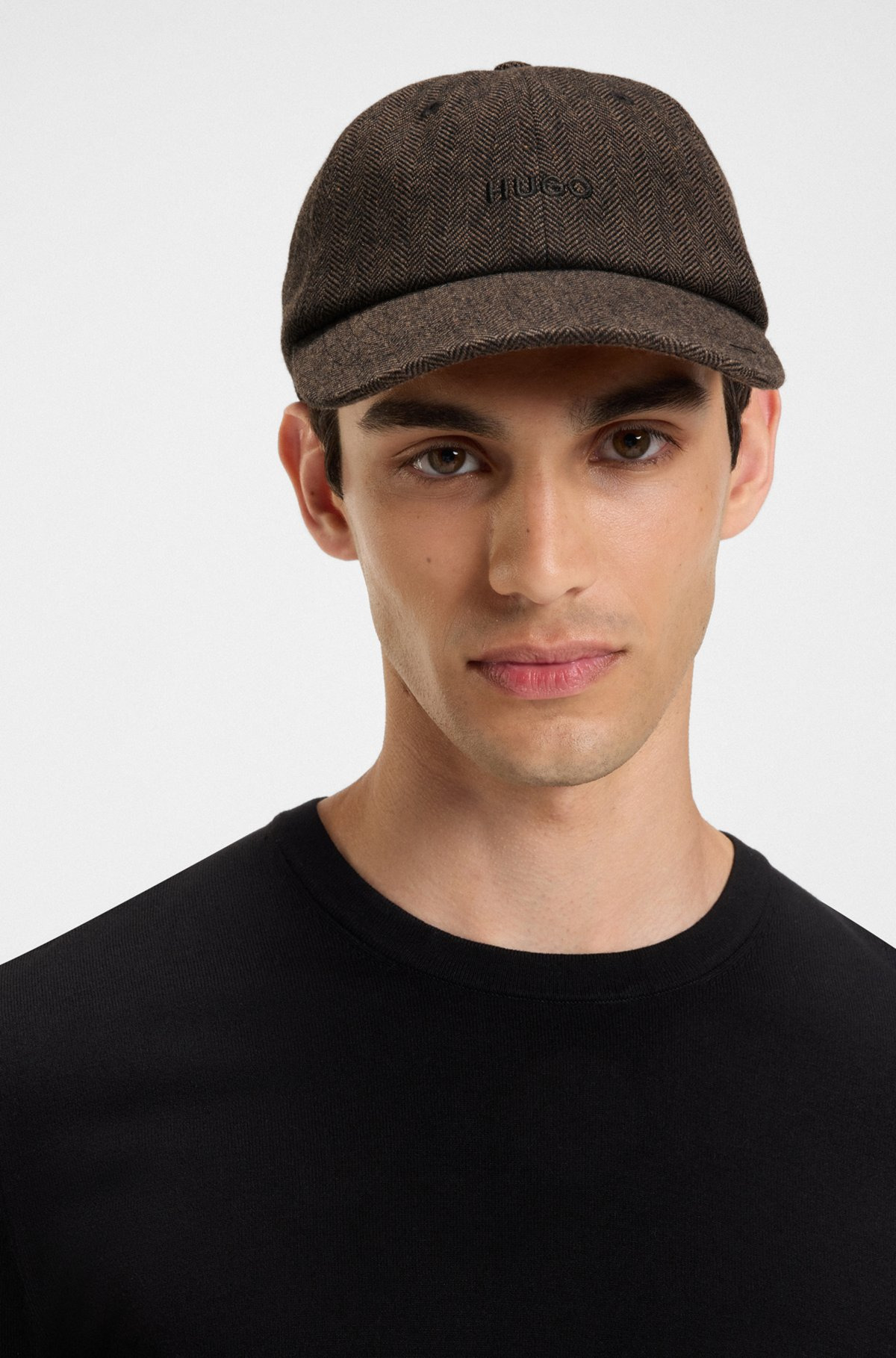 TWILL CAP WITH HERRINGBONE PATTERN - 4