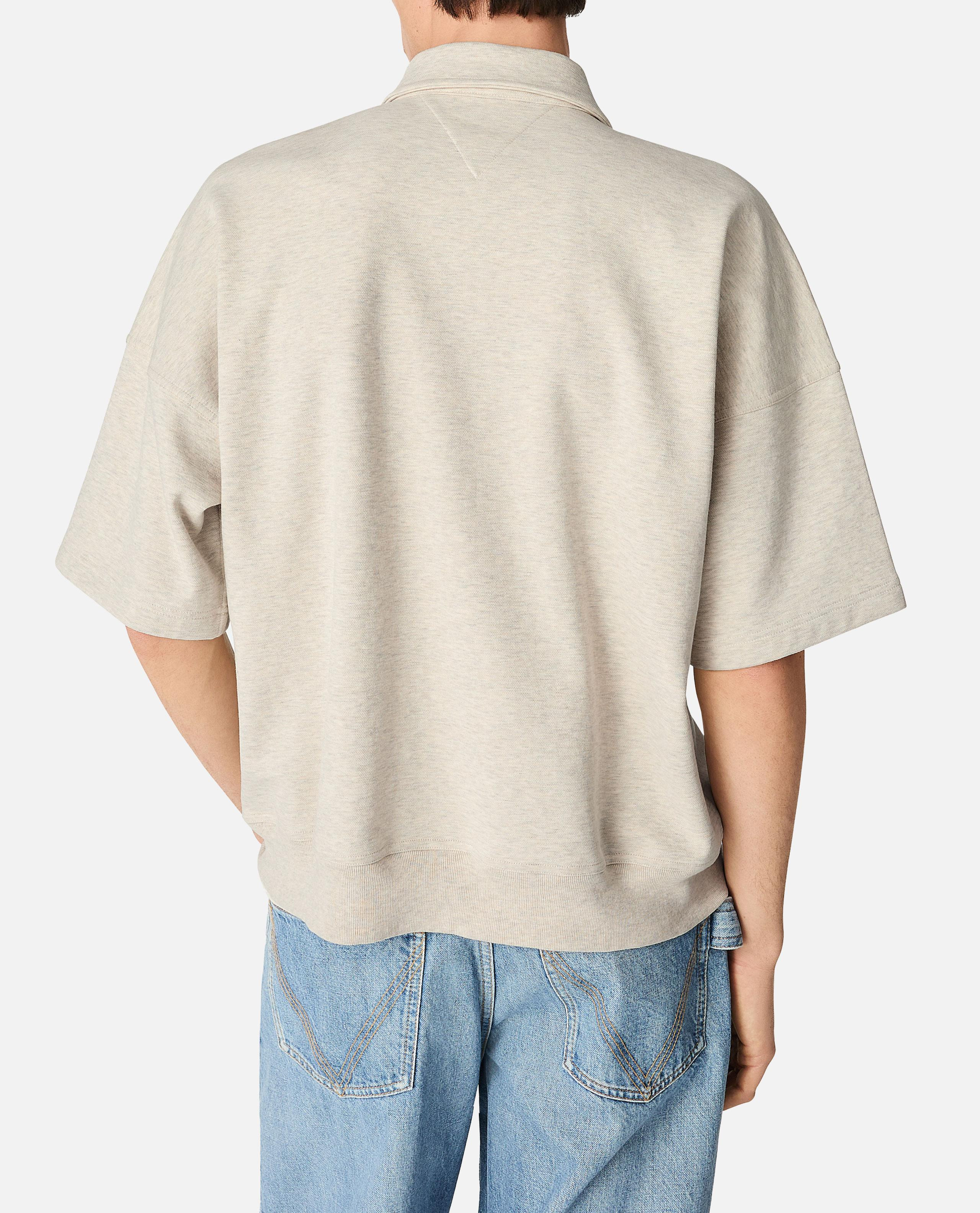 DOUBLE COTTON MELANGE POLO - 4