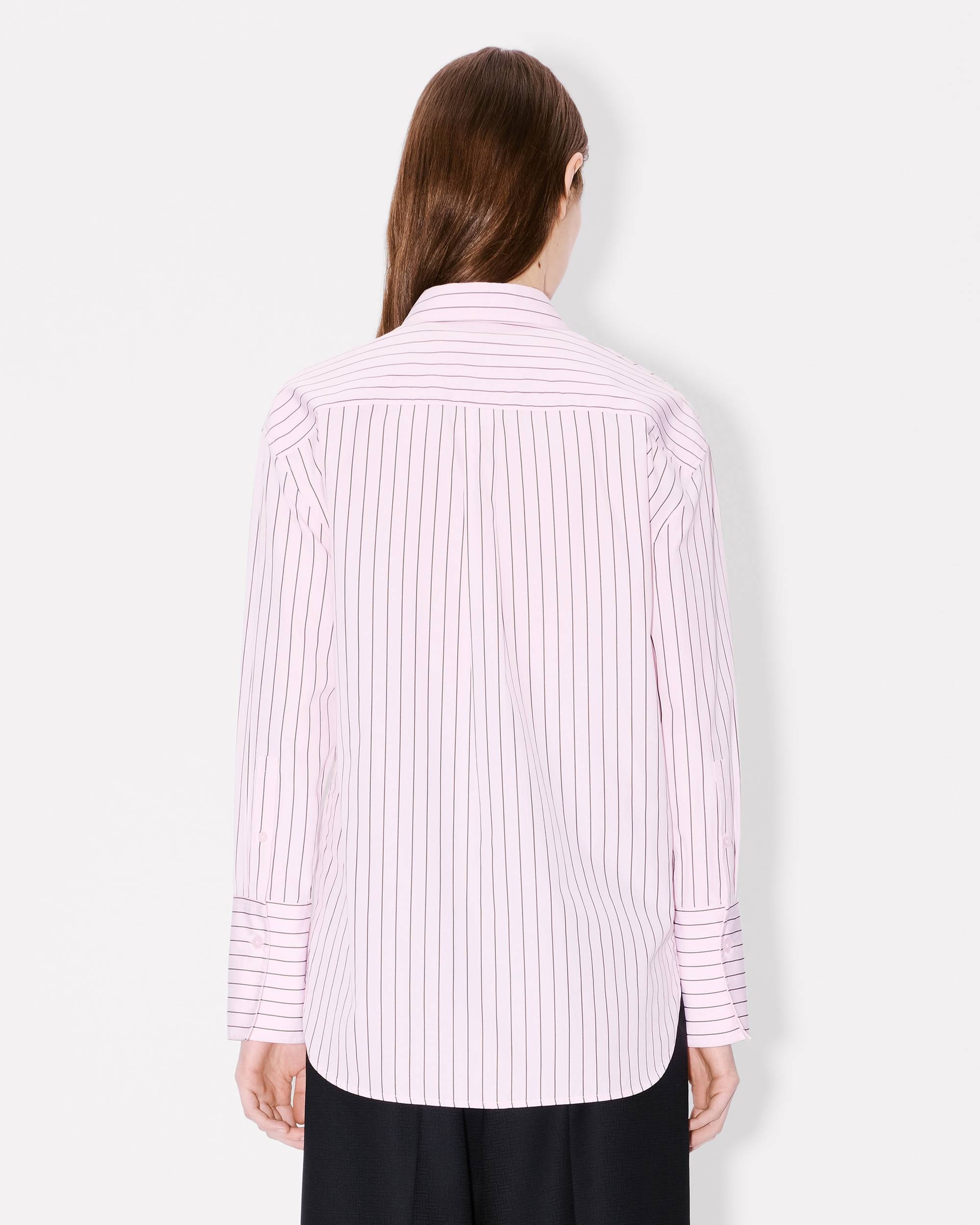 'Boke Flower' pin shirt in cotton poplin - 4
