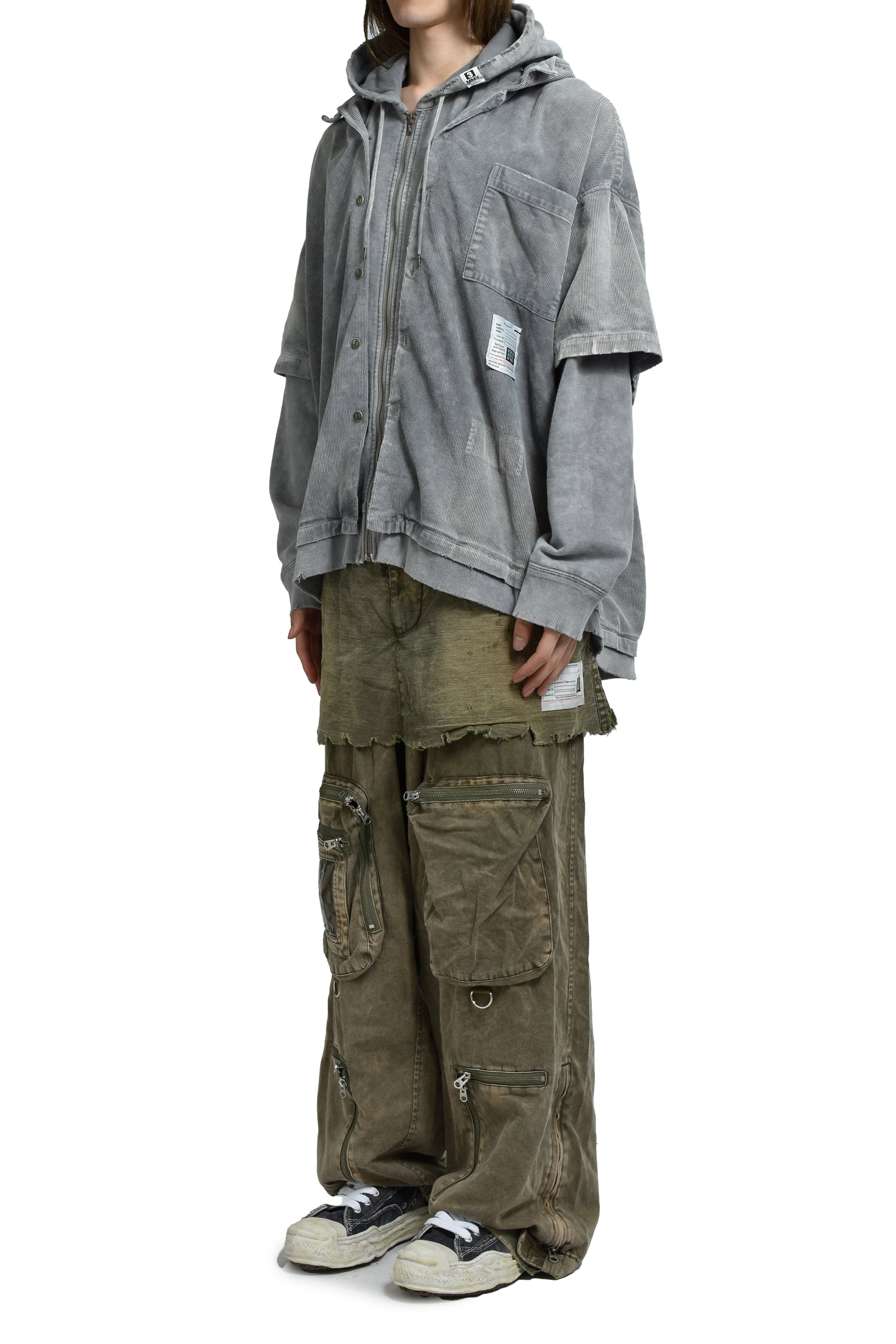 WAIST LAYERD FLIGHT PANTS / KHA - 4