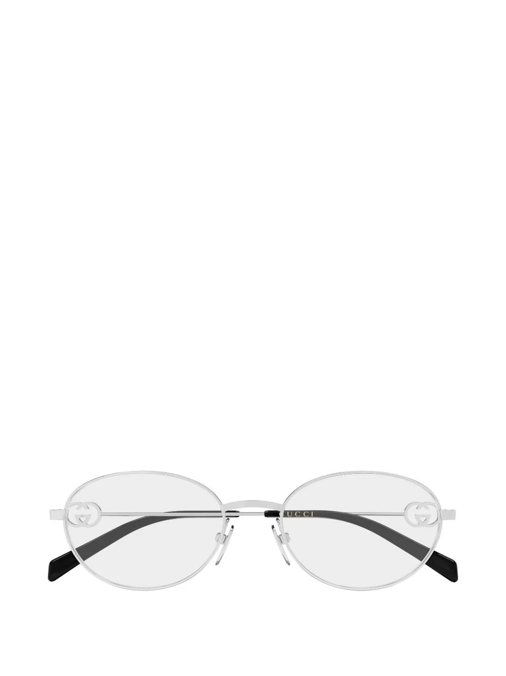 oval-frame glasses - 1