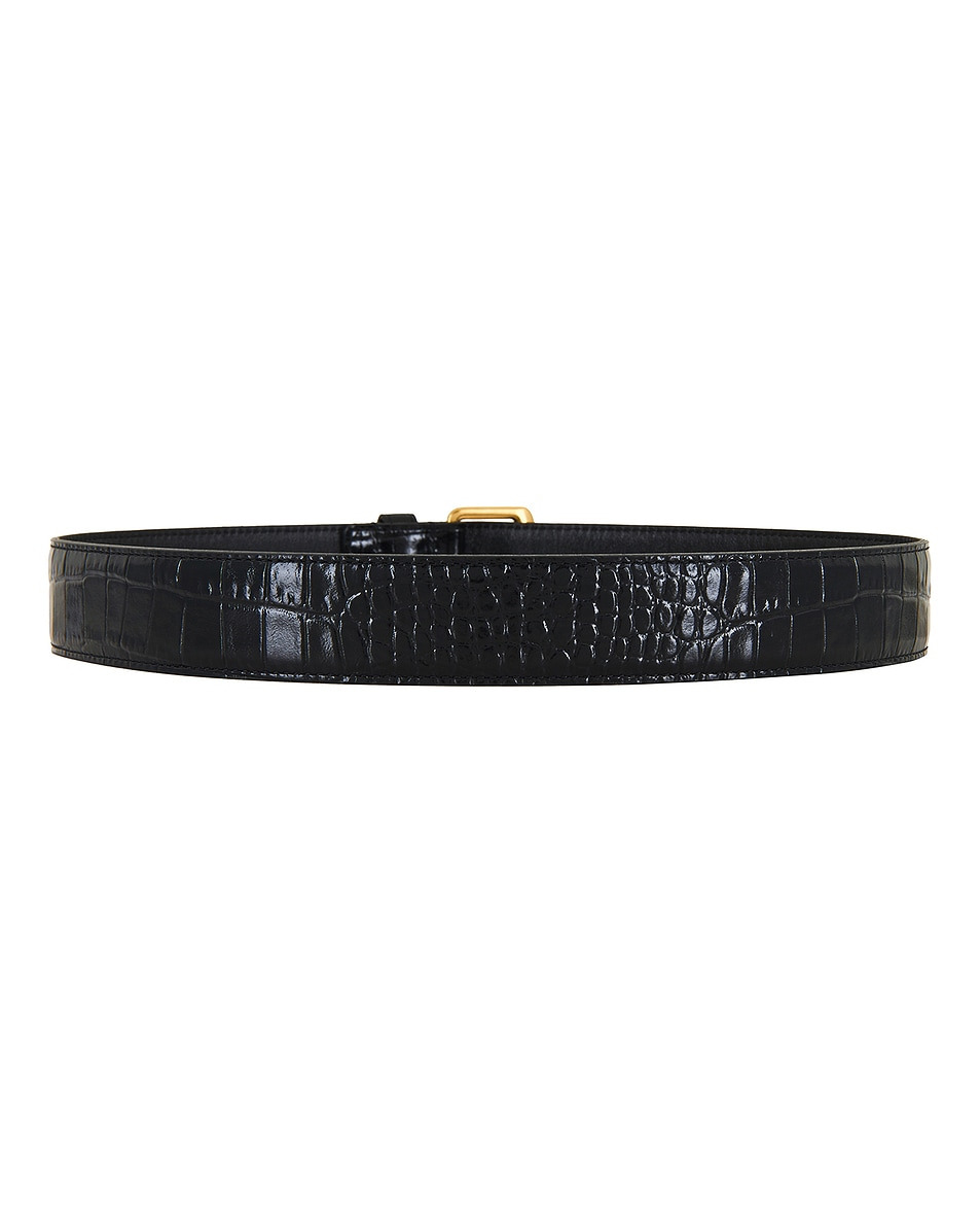 Croc Embossed Belt - 2