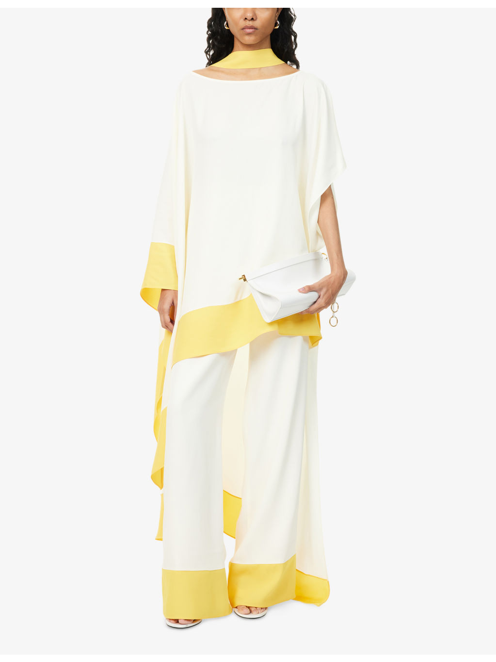 Marlene Corniche Wide-Leg Woven Trousers - 2