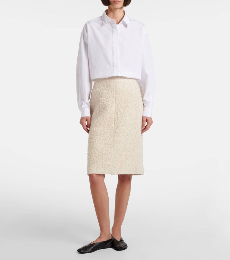 The Row Malva wool midi skirt outlook