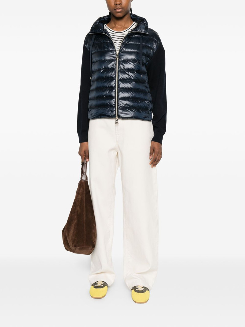 Herno quilted zip-fastening jacket outlook