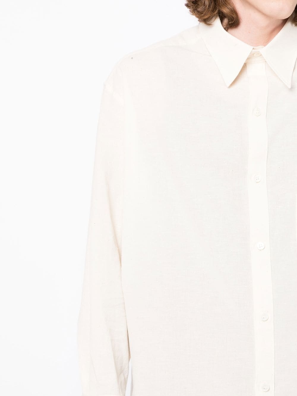 chest-pocket long-sleeve shirt - 5