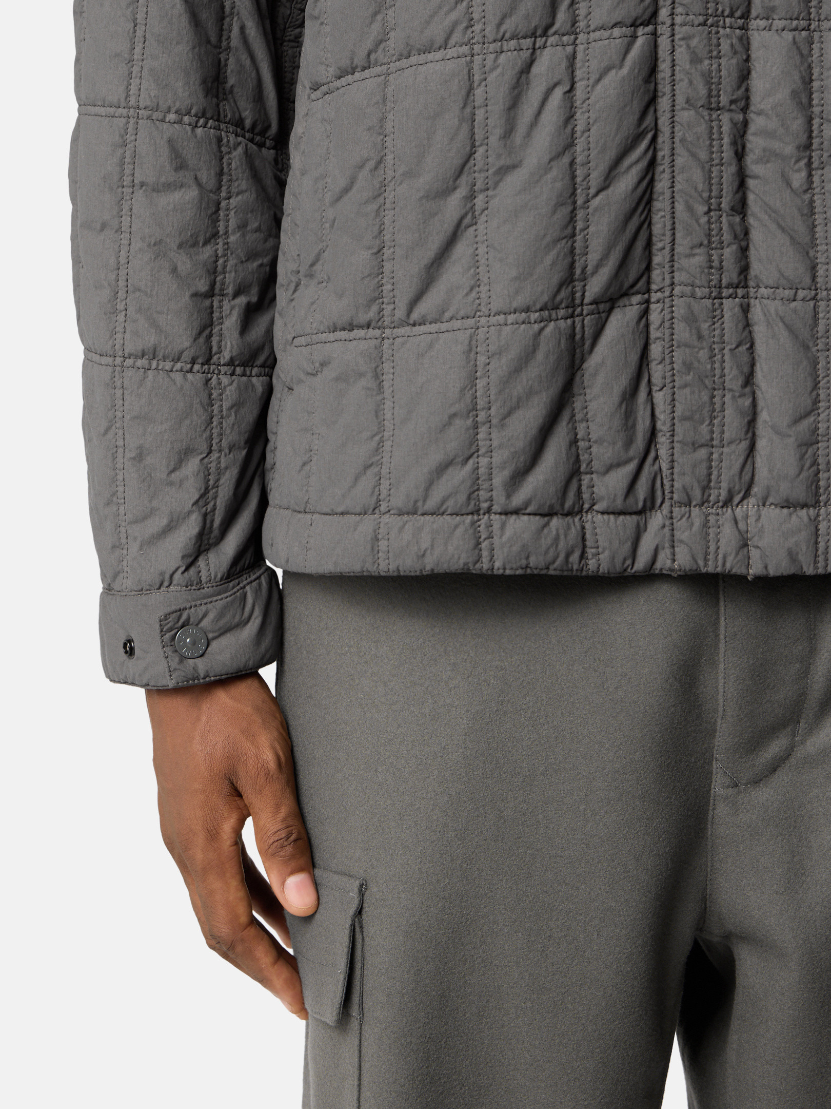 4100099 NYLON SMERIGLIATO_STONE ISLAND GHOST - 5
