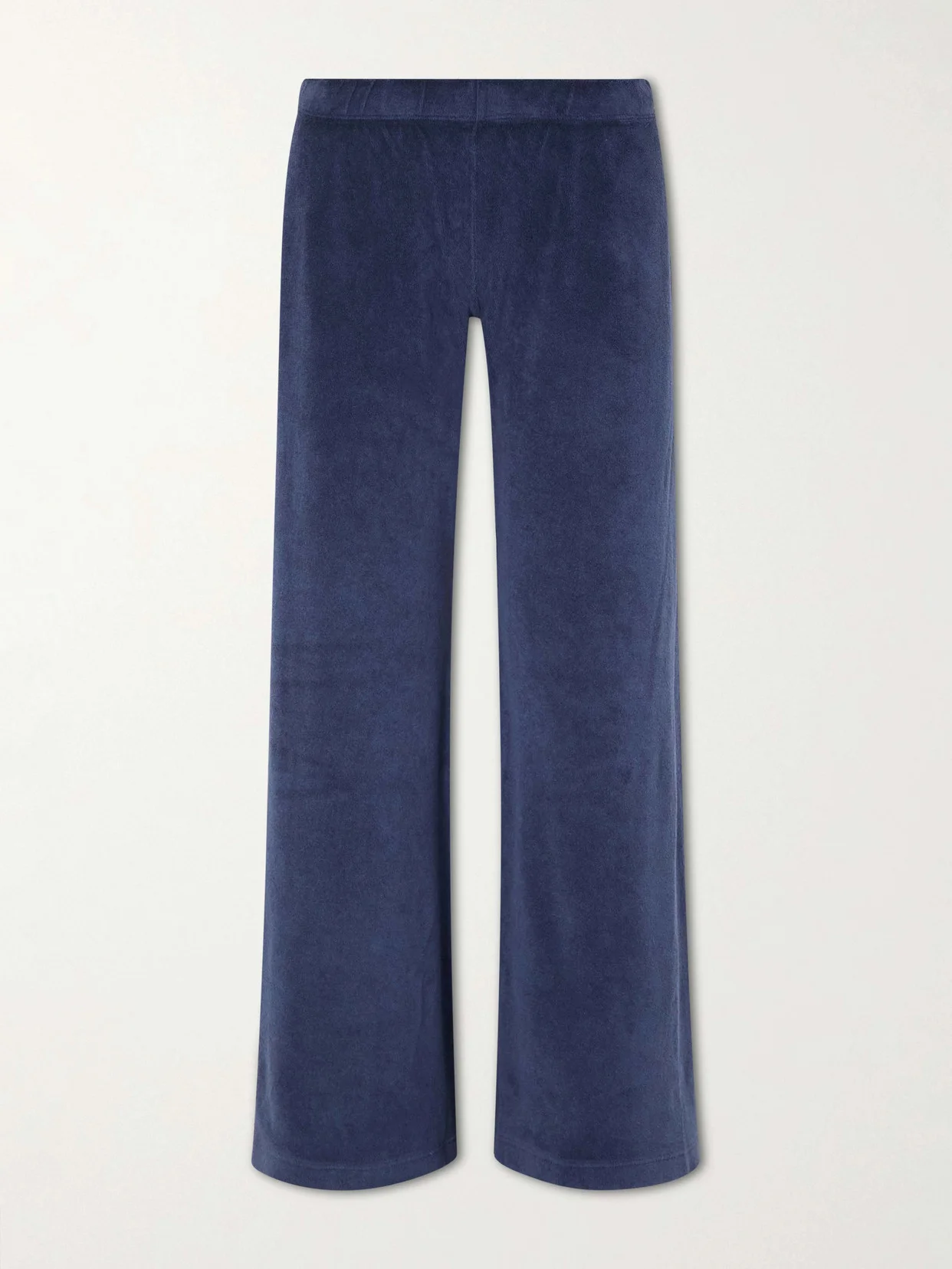 Lito Cotton-blend Terry Wide-leg Pants - 1