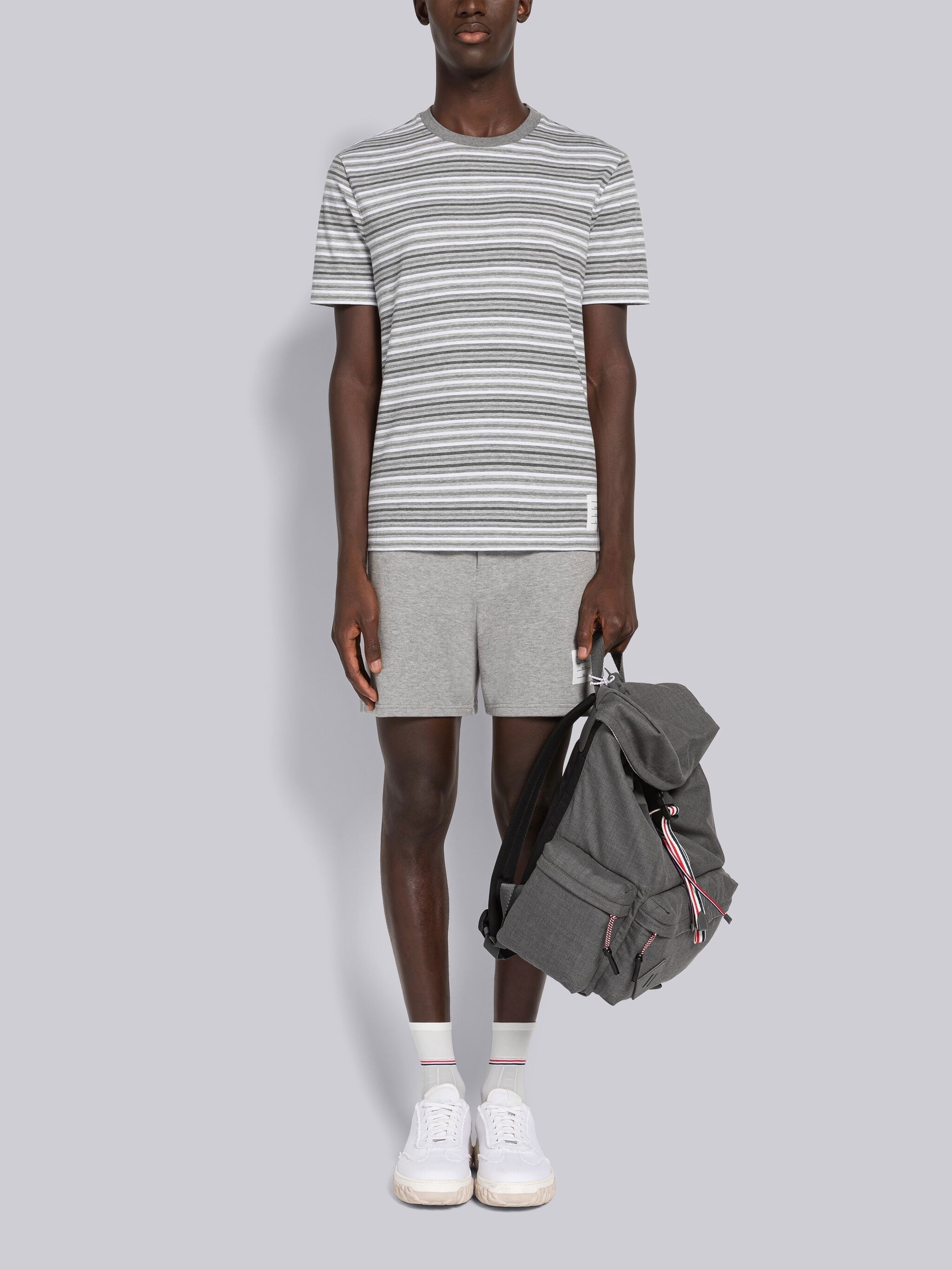 Midweight Jersey Stripe Short Sleeve Tee - 4