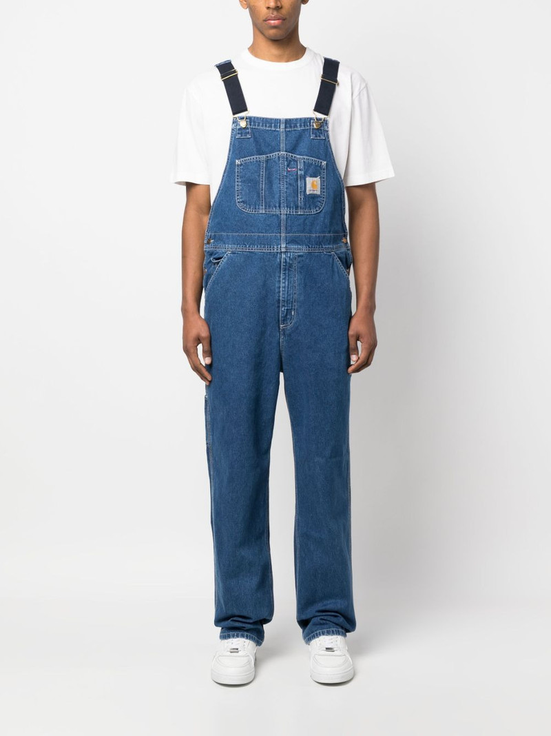 Carhartt logo-patch straight-leg dungarees outlook