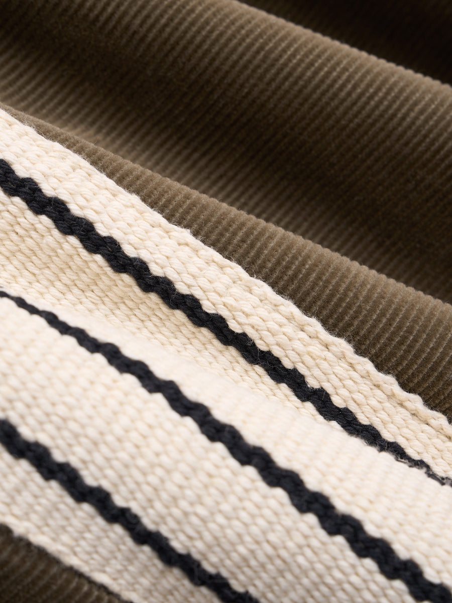 Wool Corduroy Striped Forum Pant - 4