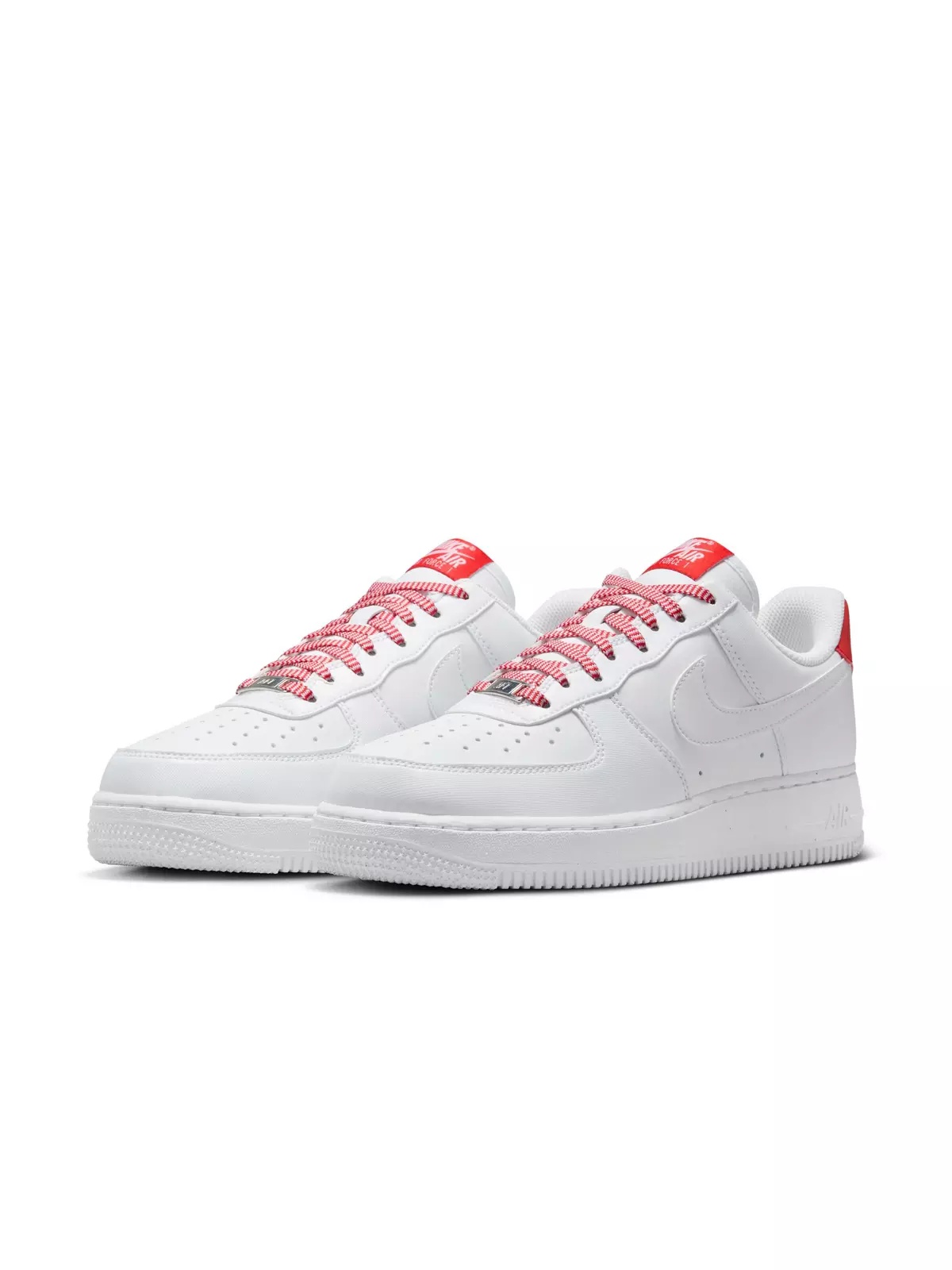 Air Force 1 '07 "White/Pink Foam/Metallic Silver/Light Crimson" Women's Shoe - 3