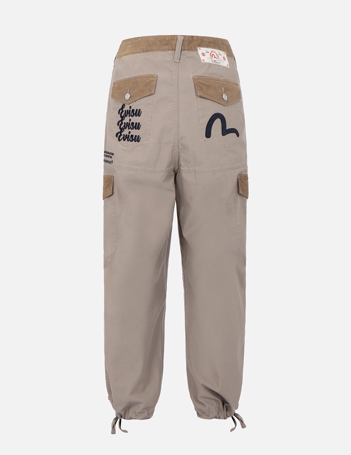SEAGULL AND LOGO EMBROIDERY CARGO PANTS - 2