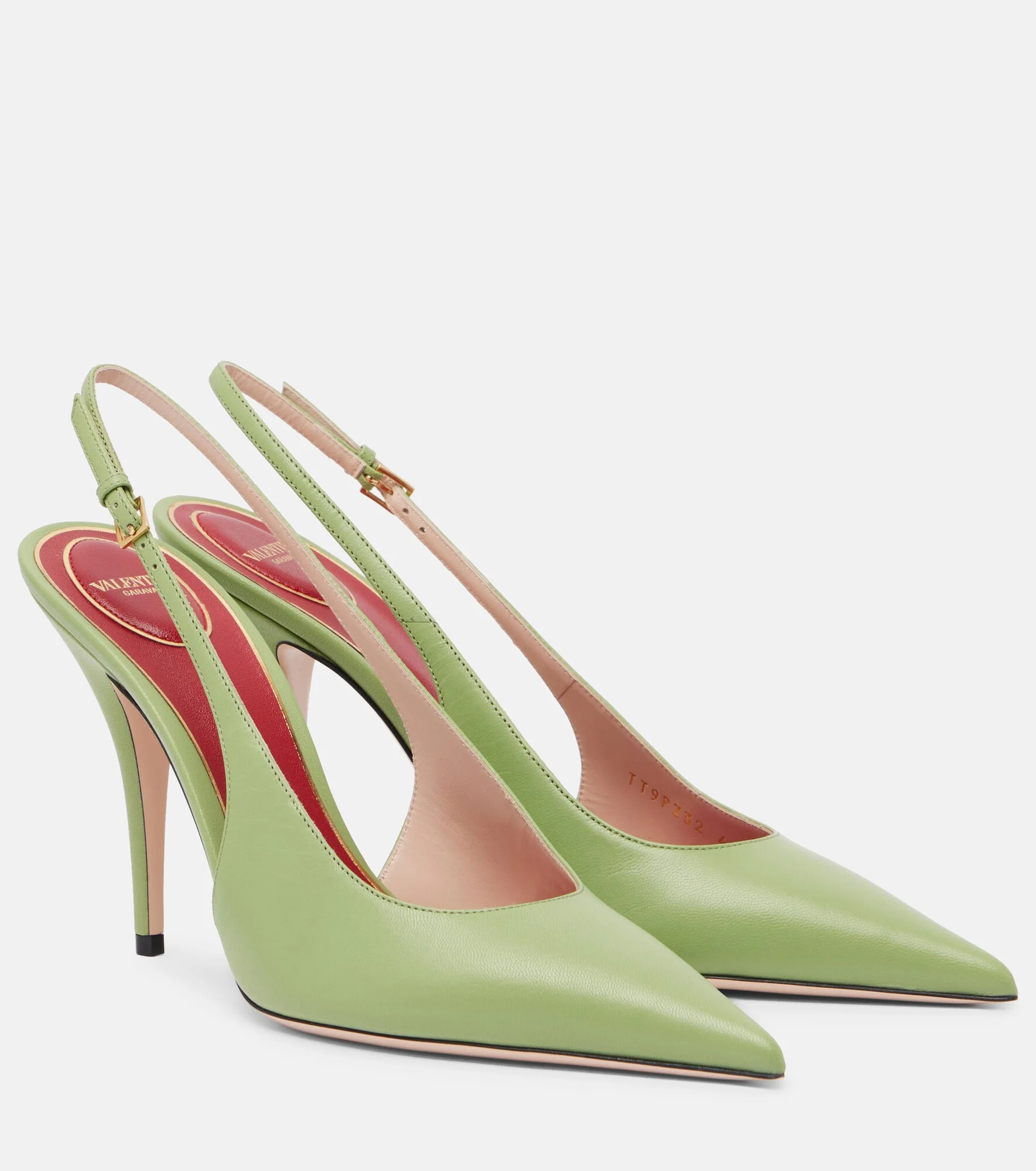 Cuttie leather slingback pumps - 1