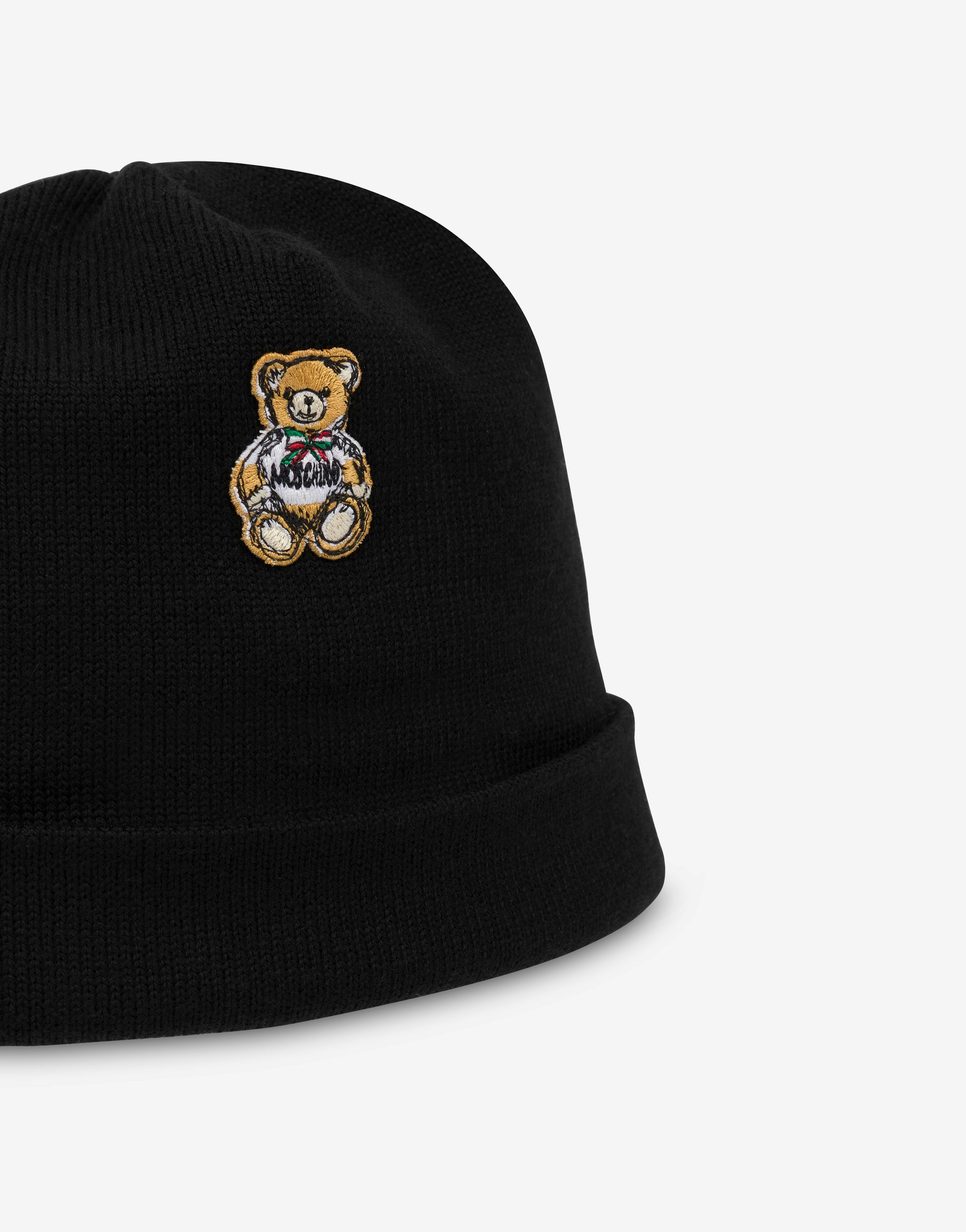 TEDDY PATCH WOOL HAT - 3