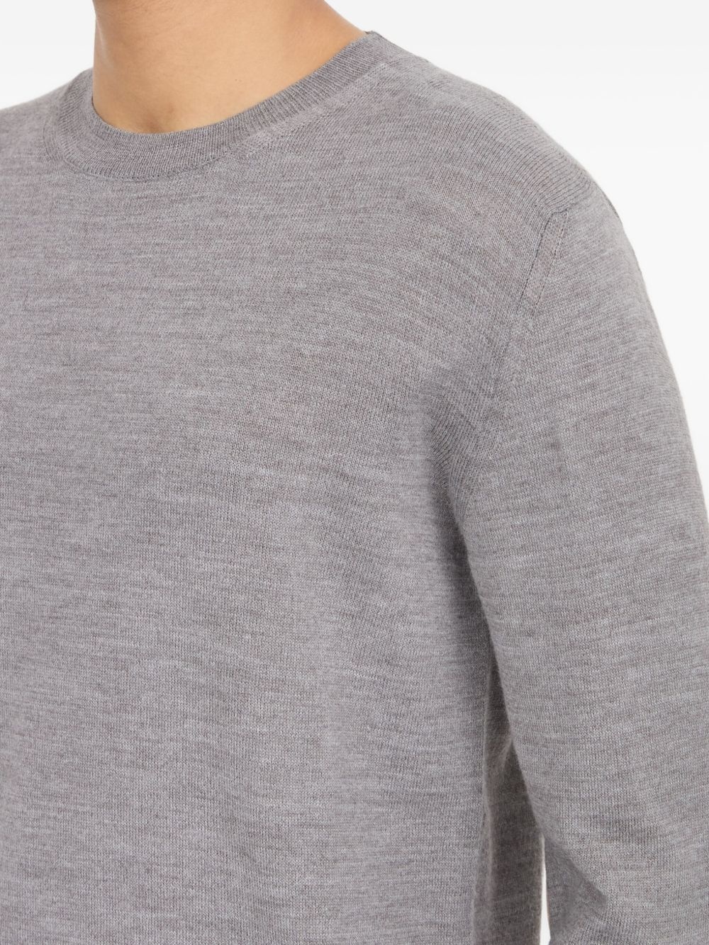 crew-neck knitted sweater - 6