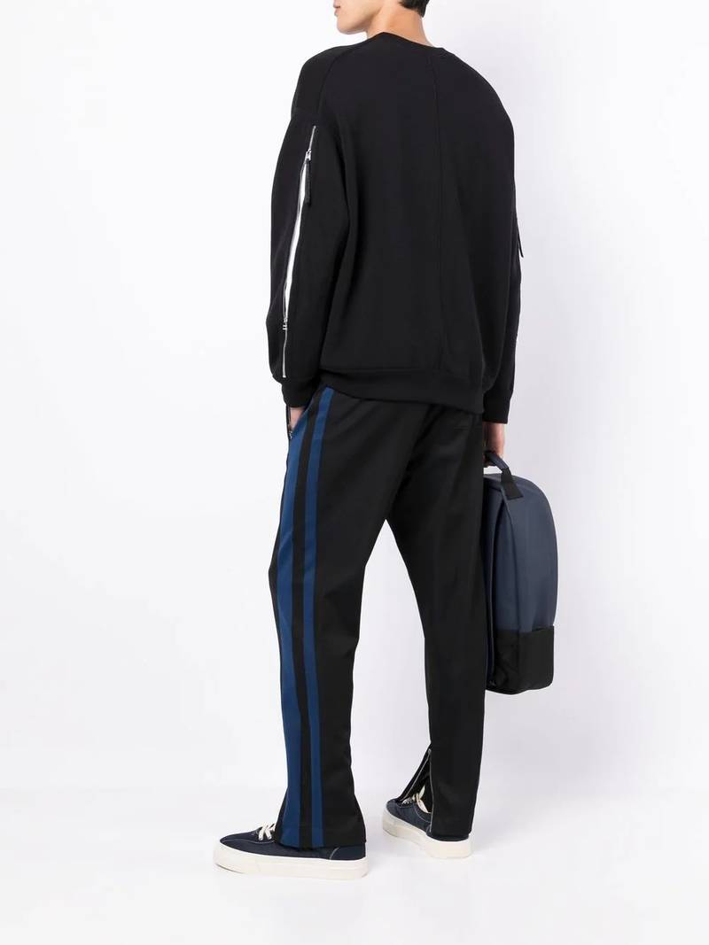 3.1 Phillip Lim crewneck zip-sleeve jumper outlook