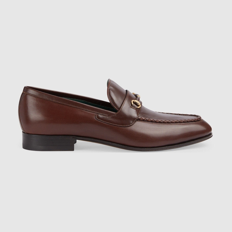 Gucci Covered Horsebit leather Loafers 1
