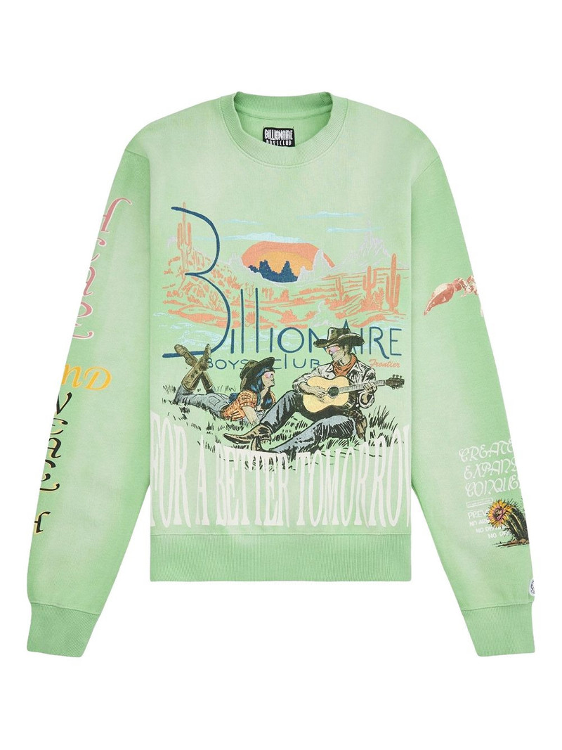 Tomorrow Sunset graphic-print sweatshirt 1