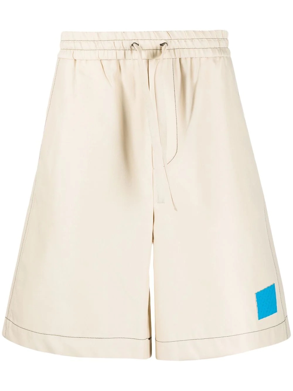 drawstring-fastening waistband shorts - 1